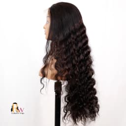 Rakeeri Human Blend Waves, Loose waves Human Hair Blend Wigs for Kenya