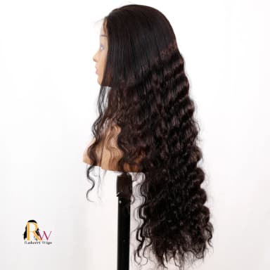 Rakeeri Human Blend Waves, Loose waves Human Hair Blend Wigs for Kenya
